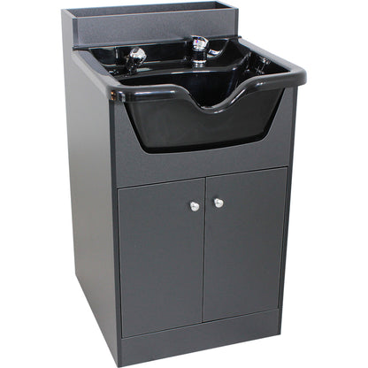 Friseurwaschbecken schwarz w56012
