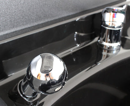 Friseurwaschbecken schwarz w56012