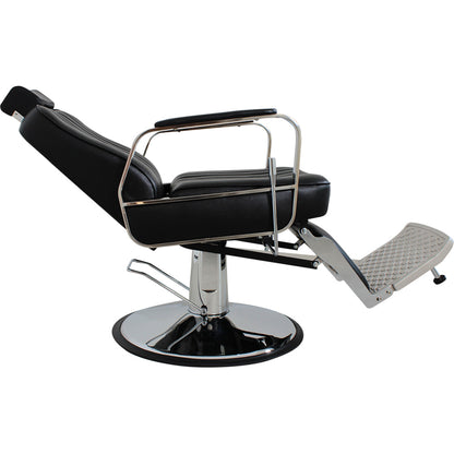 Barber Herrenstuhl schwarz Friseurstuhl Herrenfriseurstuhl HS5047