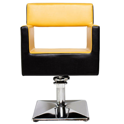 Friseurstuhl schwarz-gelb s30005
