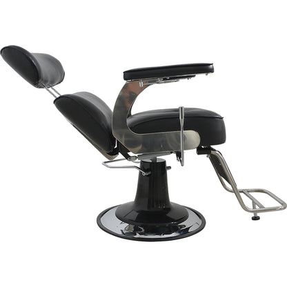 Friseurstuhl schwarz Herrenfriseurstuhl s50718