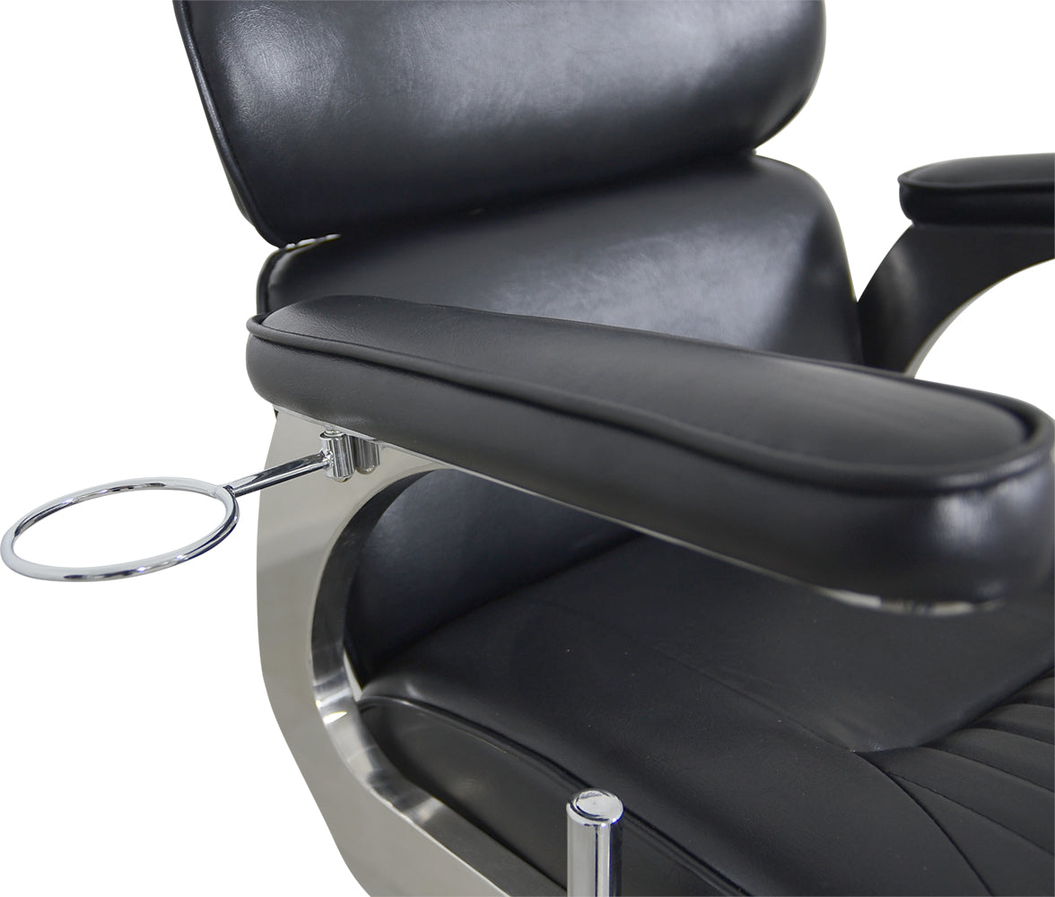 Friseurstuhl schwarz Herrenfriseurstuhl s50718