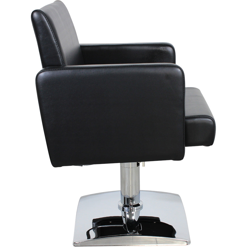 Friseurstuhl schwarz 205112