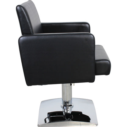 Friseurstuhl schwarz 205112
