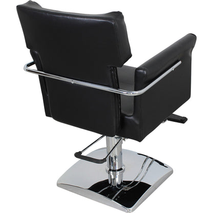 Friseurstuhl schwarz s53916