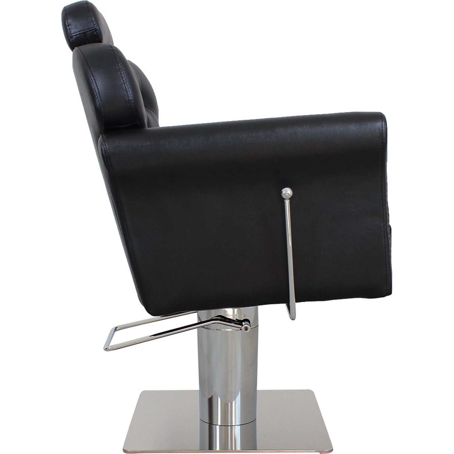 Friseurstuhl mit verstellbarer Rückenlehne schwarz s55920