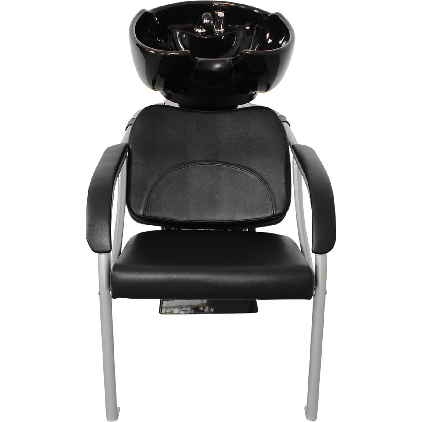 Friseurwaschsessel Rückwärtswaschsessel schwarz w50215